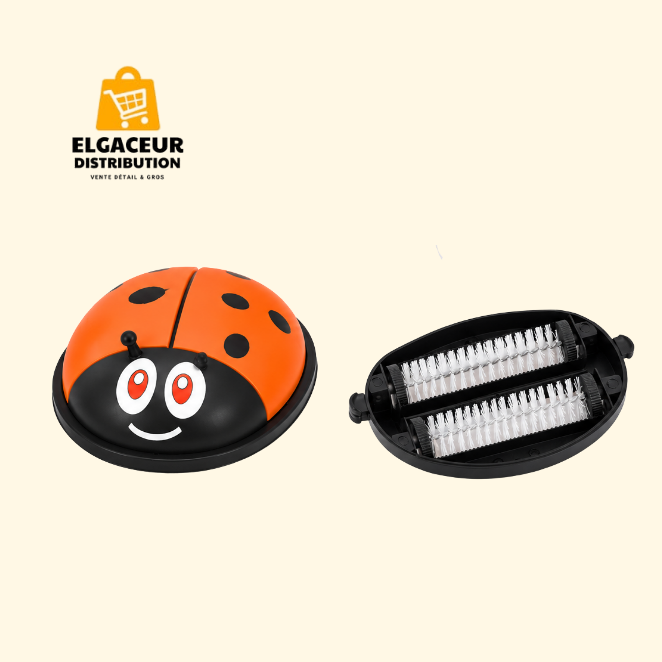Brosse à tapis Coccinelle