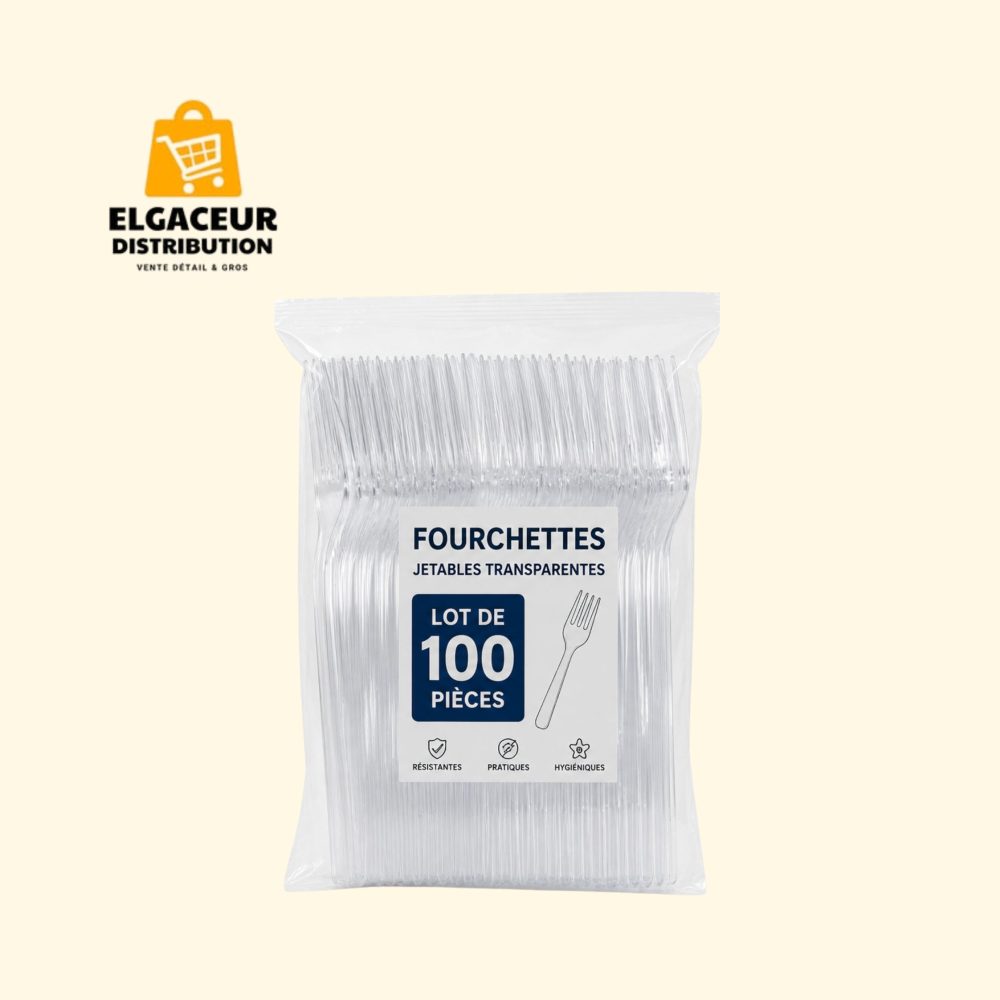 Fourchettes jetables 100 pièces