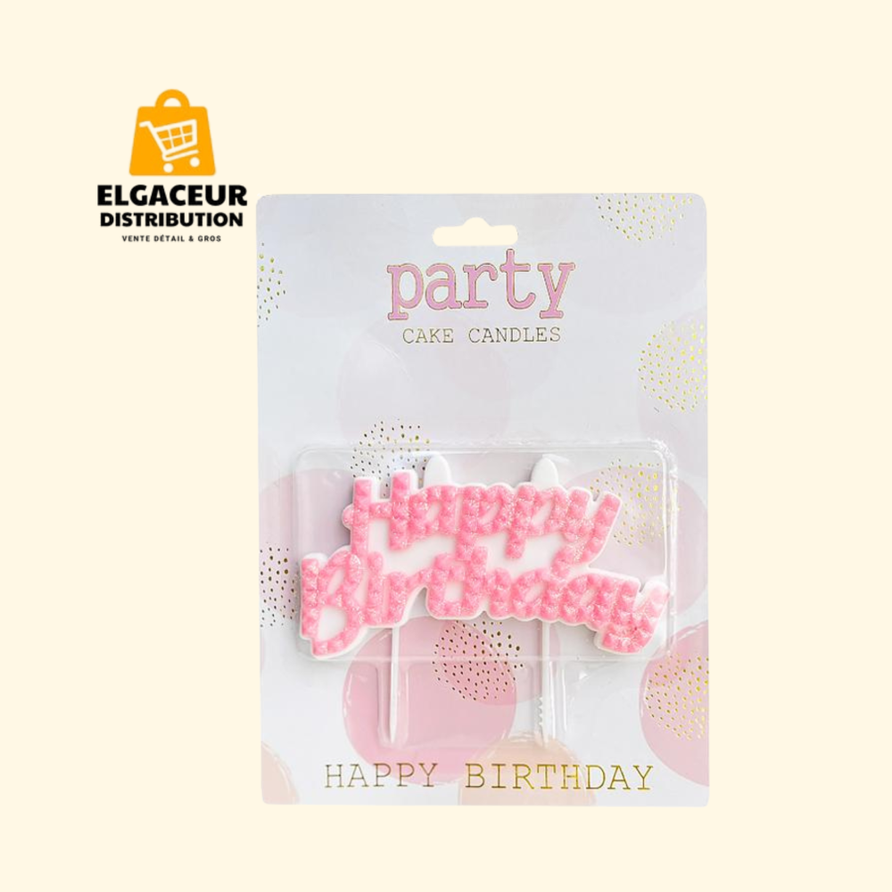 Décoration d’anniversaire Happy Birthday