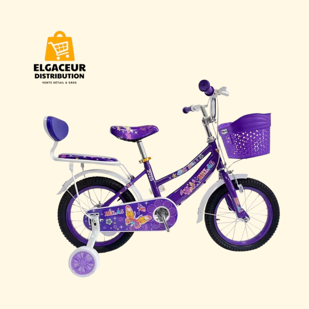 Vélo enfant violet