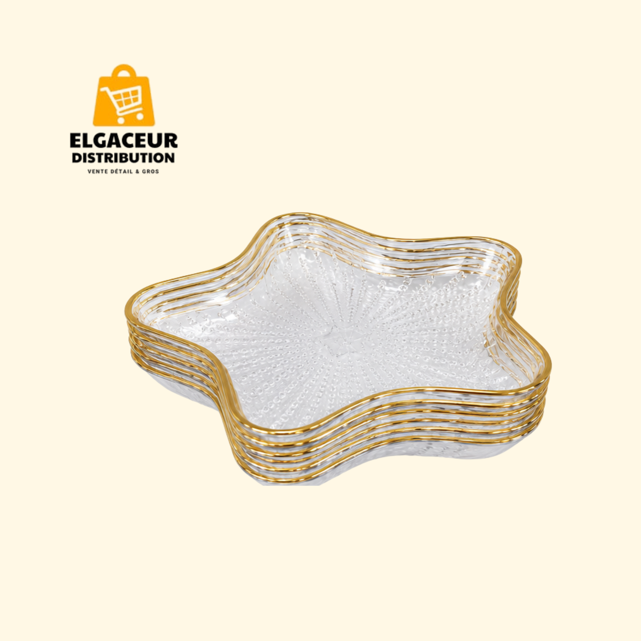 Assiette cristal