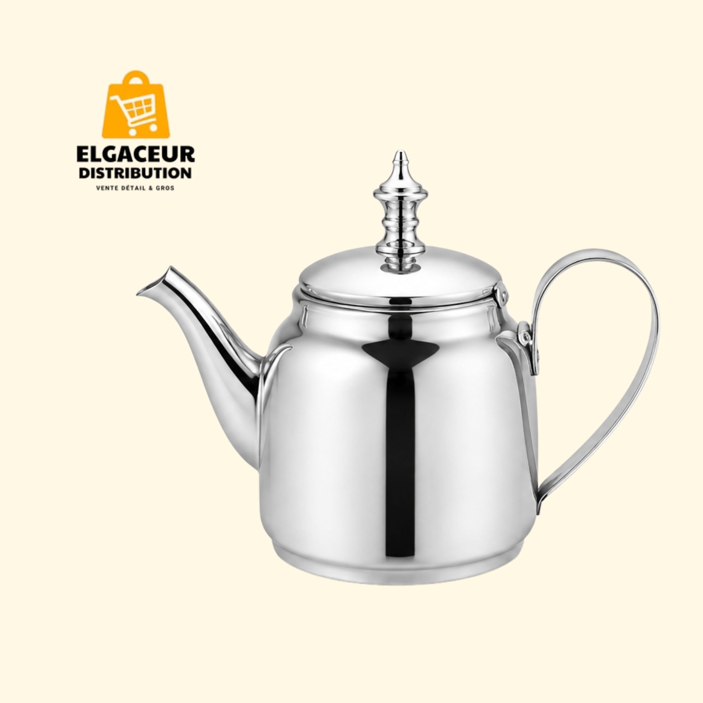 Bouilloire inox à bec verseur 18