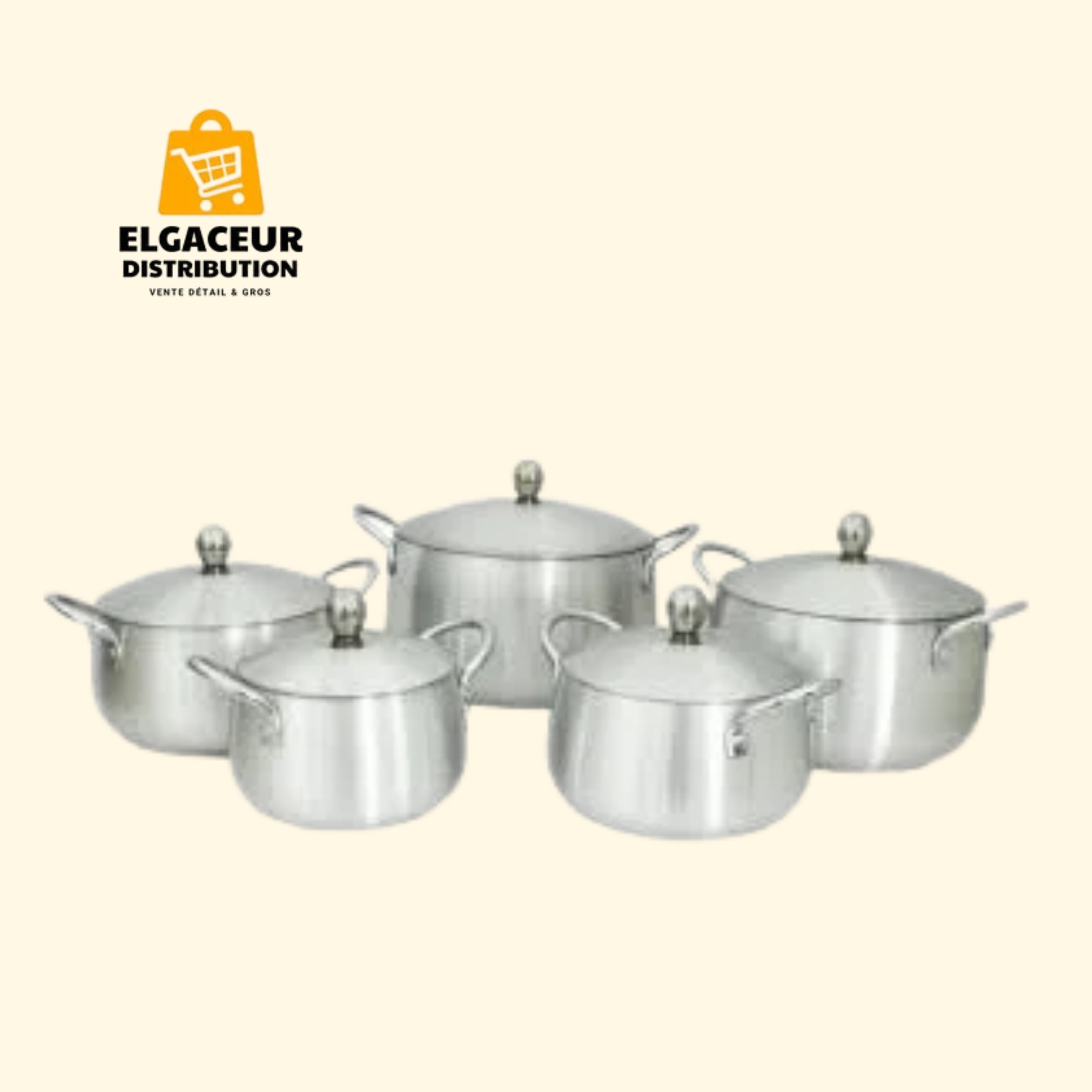 Service de marmites en aluminium Tasahil
