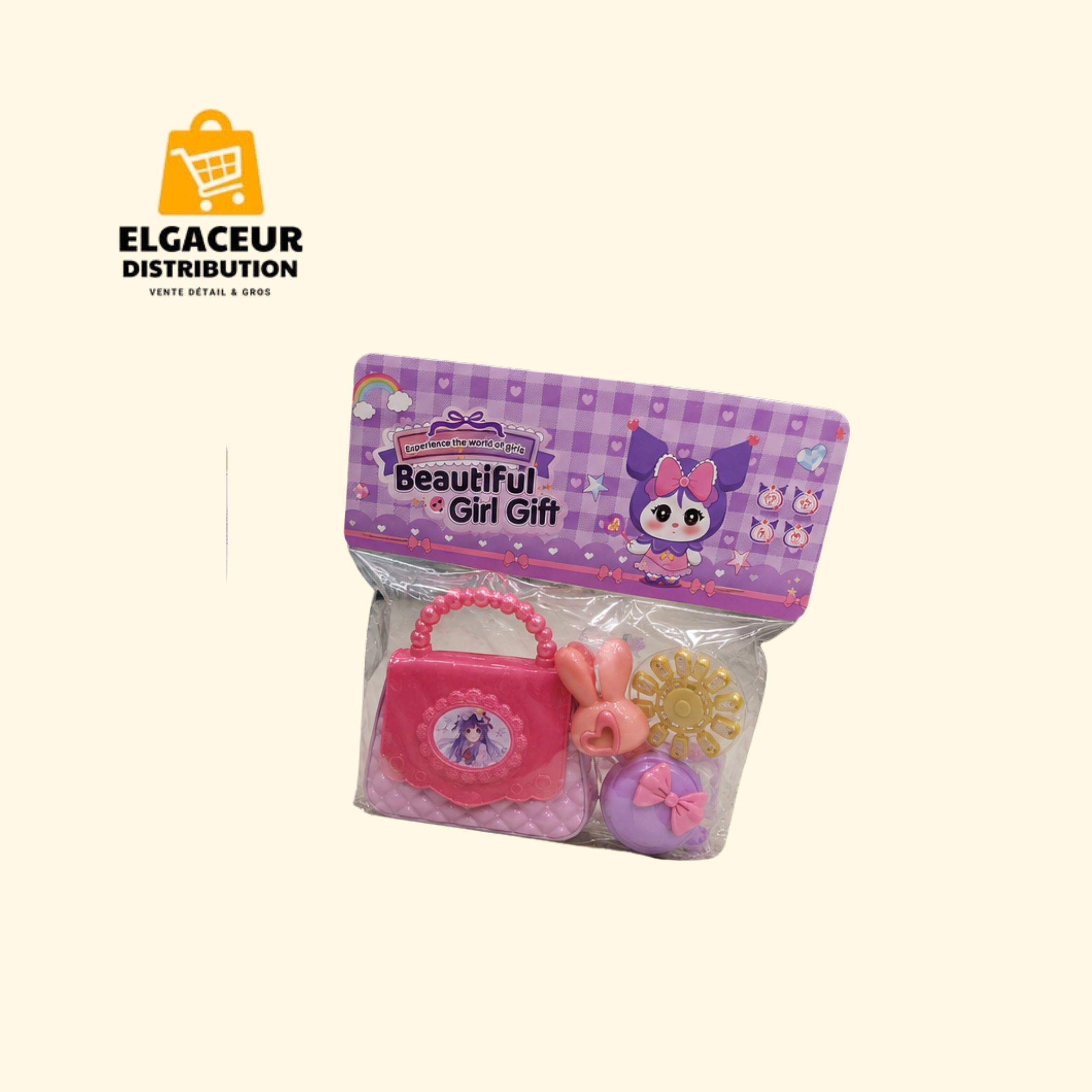 Set sac à main fille avec accessoires