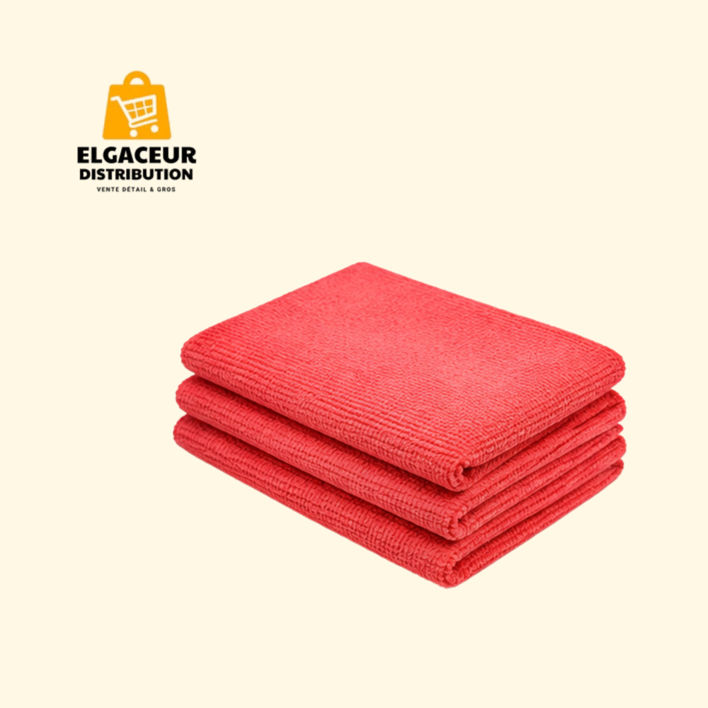 Chiffons microfibre 3 pièces