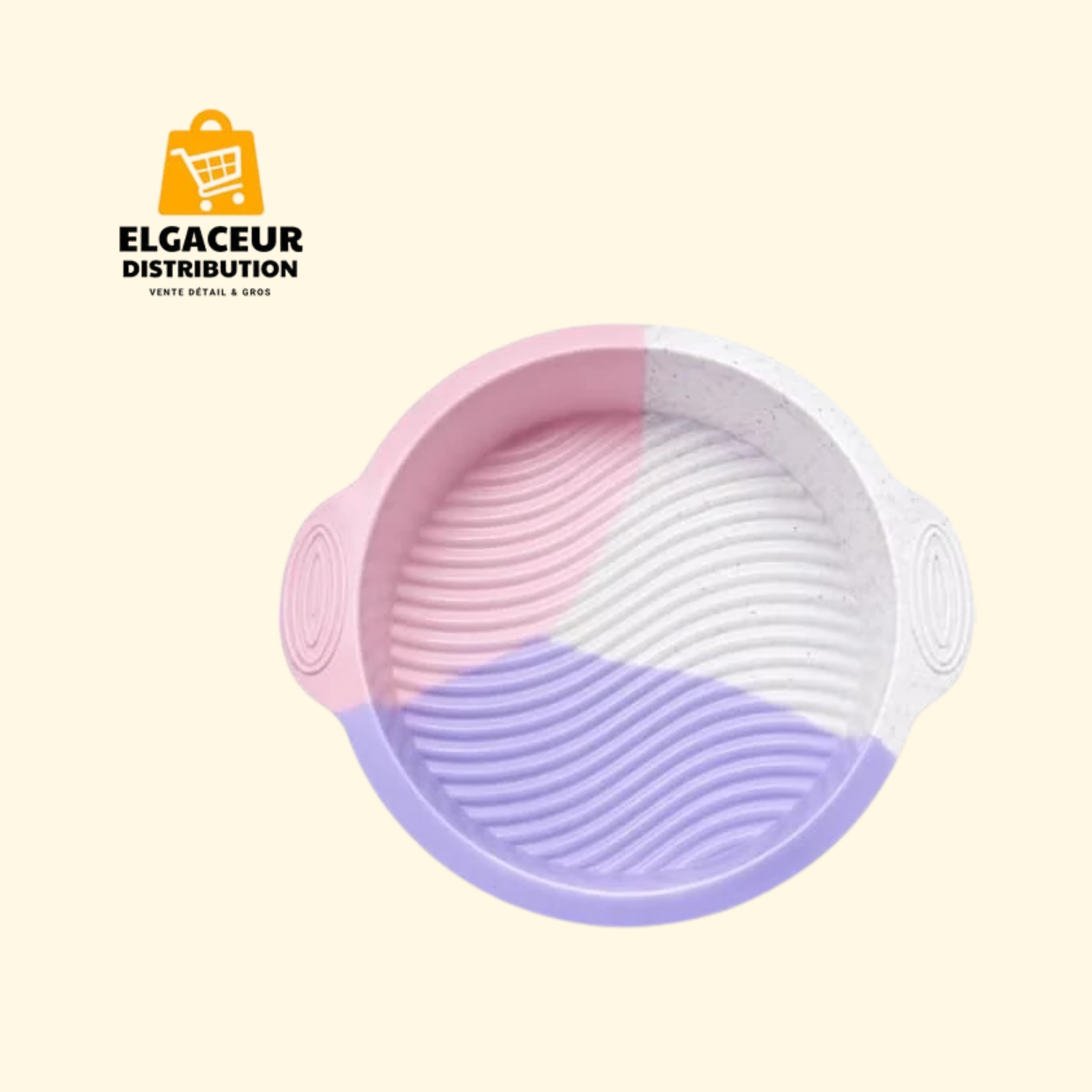 Moule en Silicone Tricolore Pastel