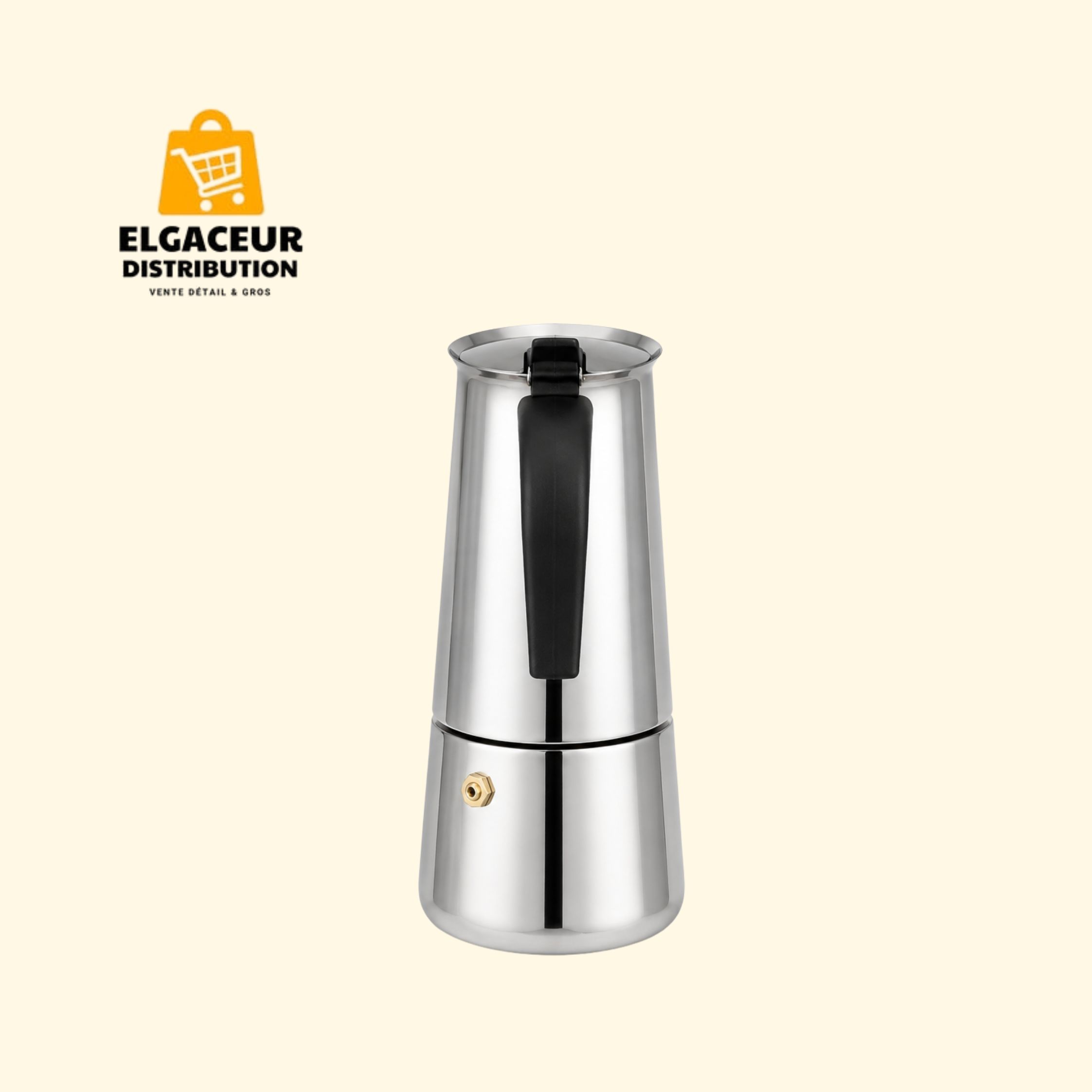 Cafetière italienne inox 12 tasses