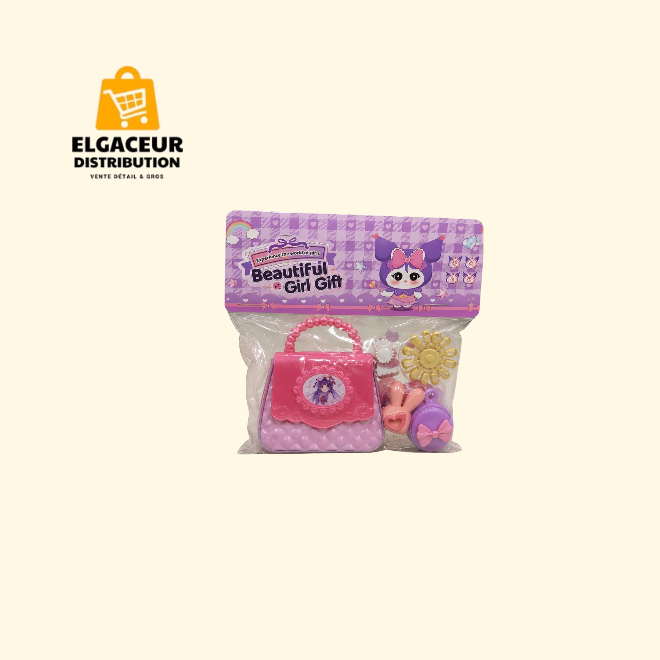 Set sac à main fille avec accessoires
