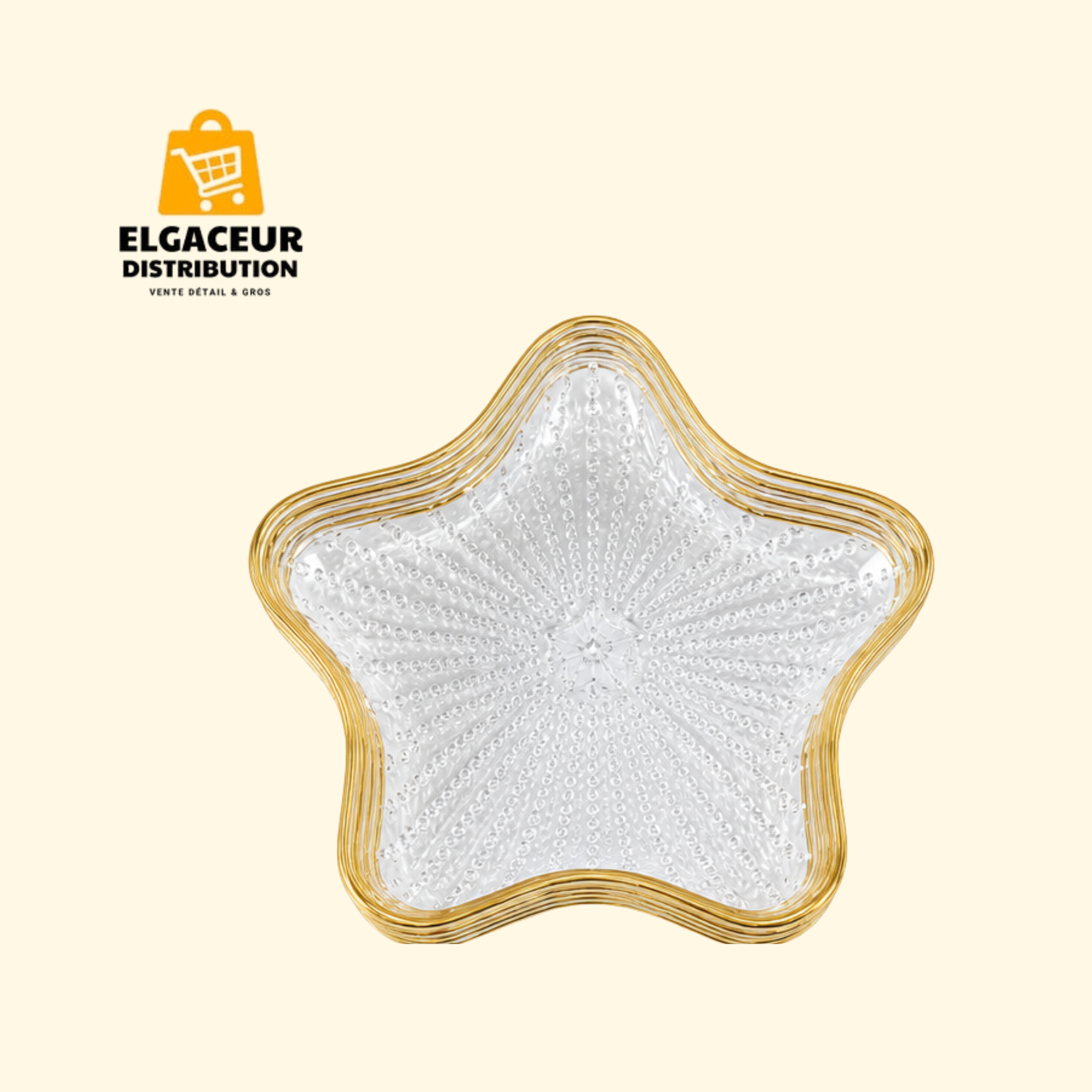 Assiette cristal