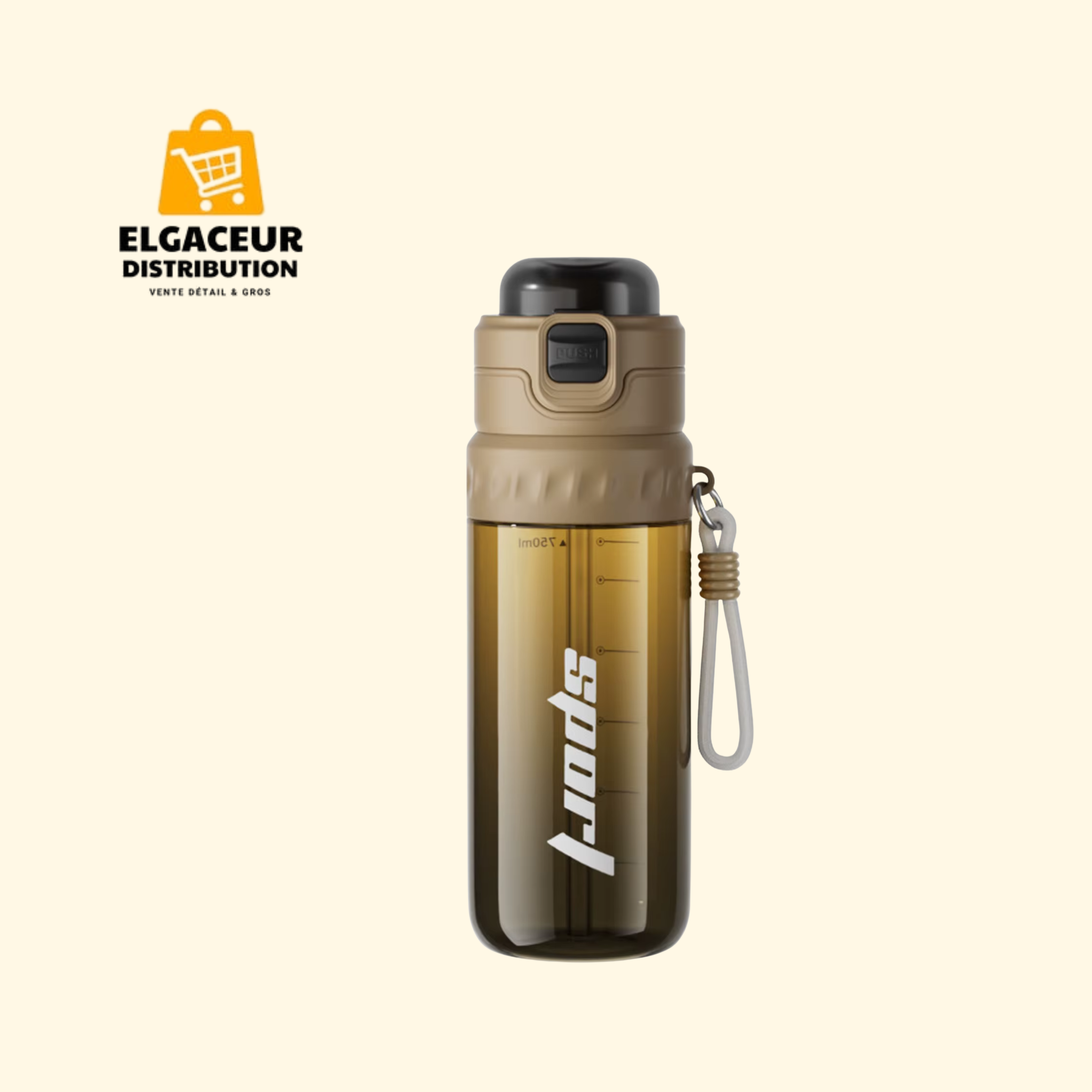 Bouteille d'eau 750 ml