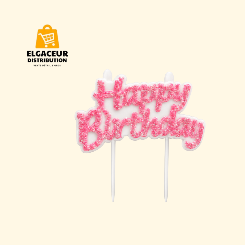 BOUGIE HAPPY BIRTHDAY