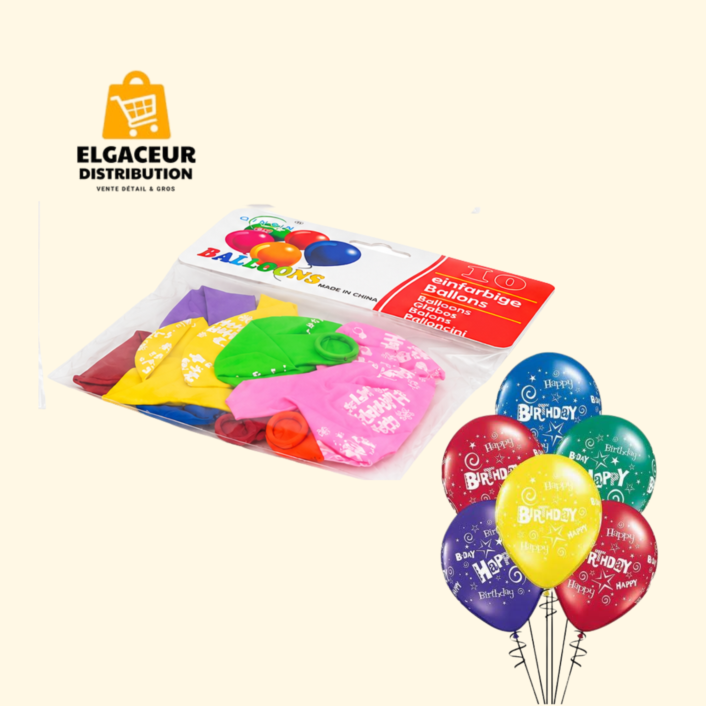 Ballons Qinqin 10 pièces