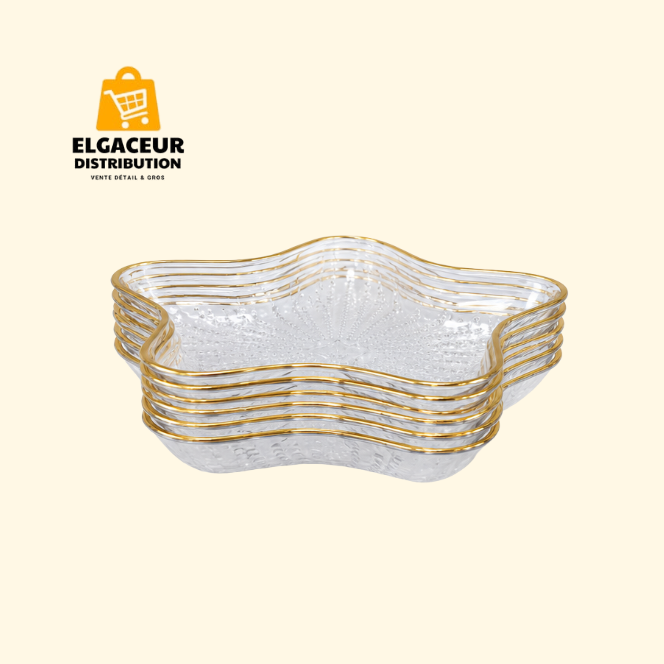 Assiette cristal