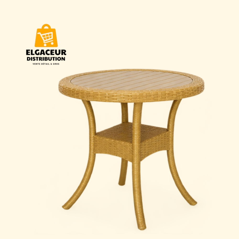 Table Champs-Élysées Ronde Dorée