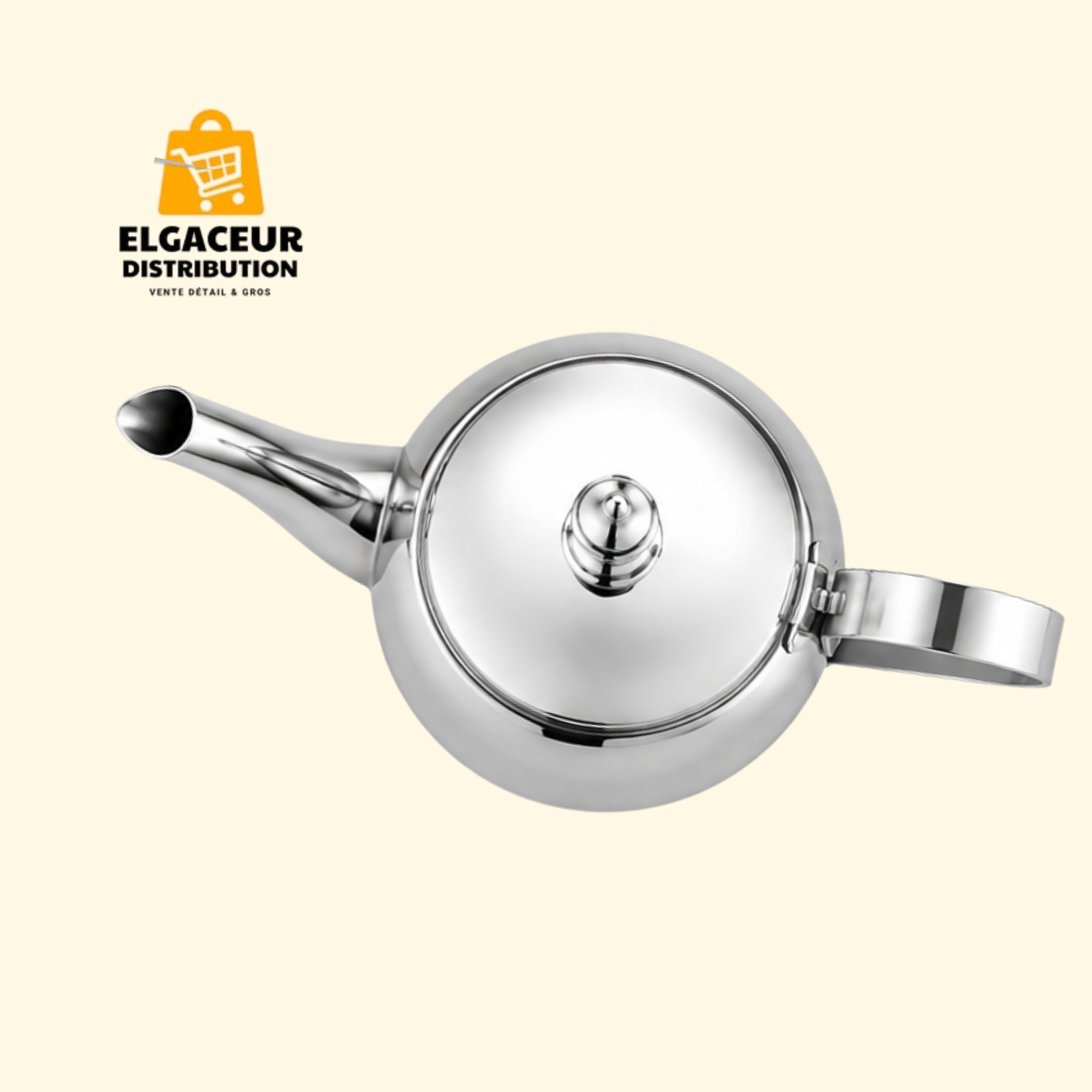 Bouilloire inox à bec verseur 18
