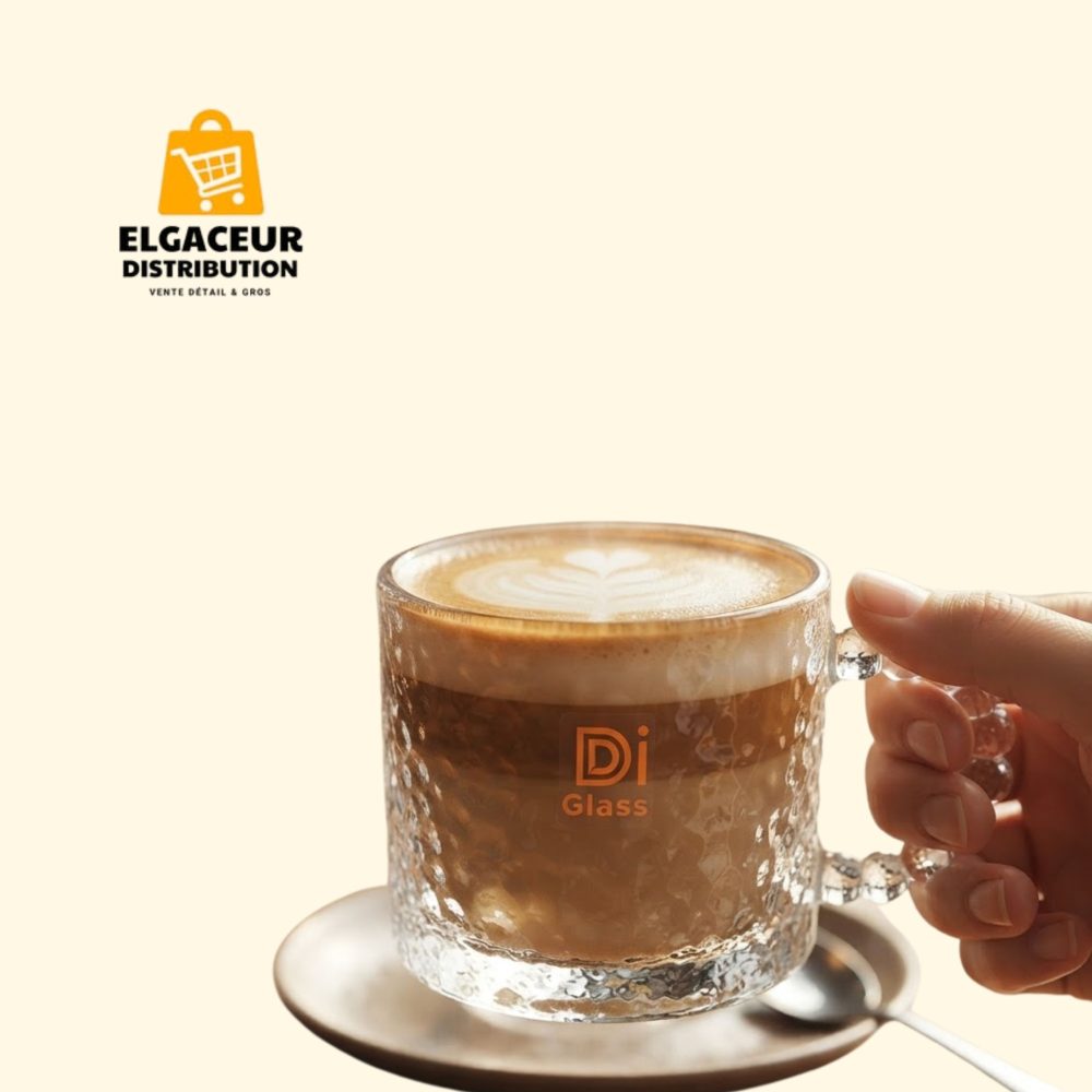Set de Tasses en Verre Texturé