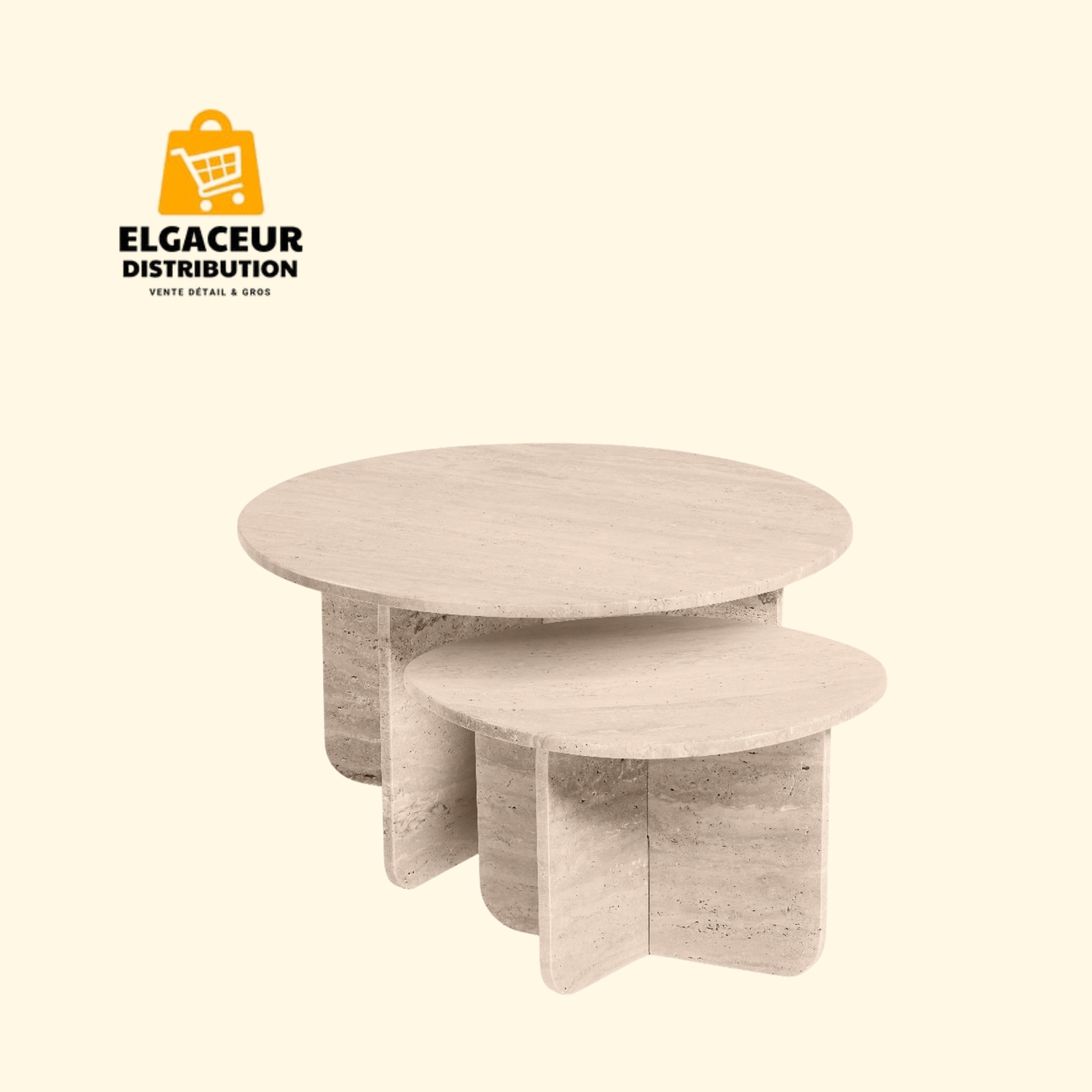 Set de Tables Basses Rondes