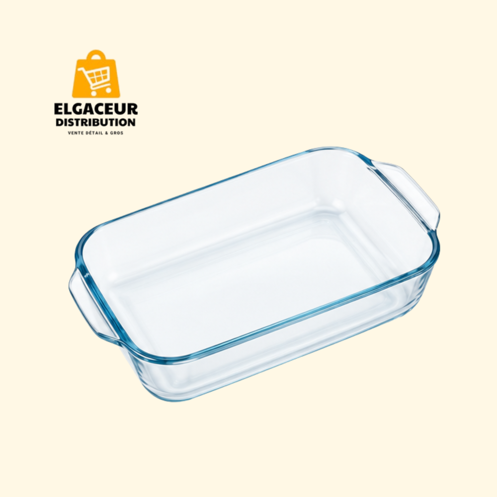 Plat à Four Rectangulaire en Verre