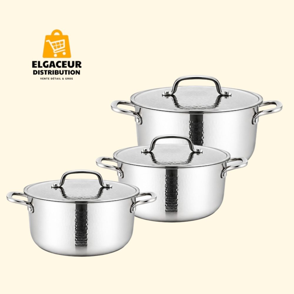 Set de Casseroles et Marmites en Inox