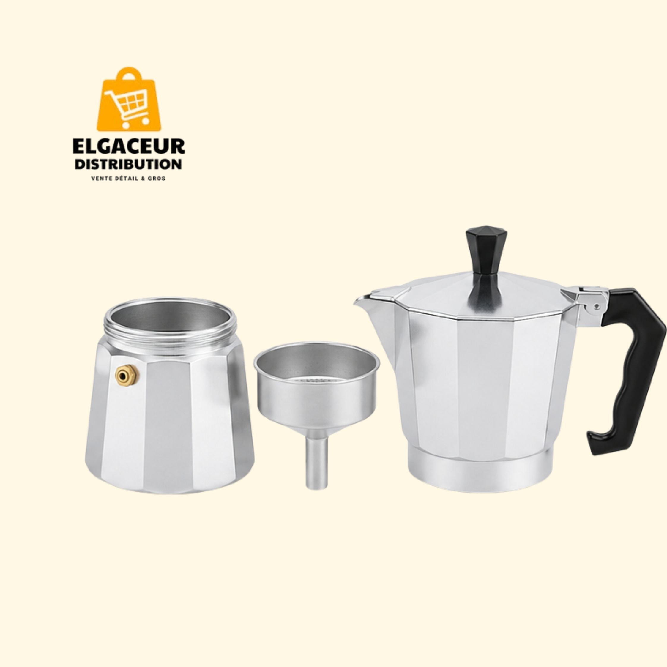 Cafetière italienne 3 tasses Klassica