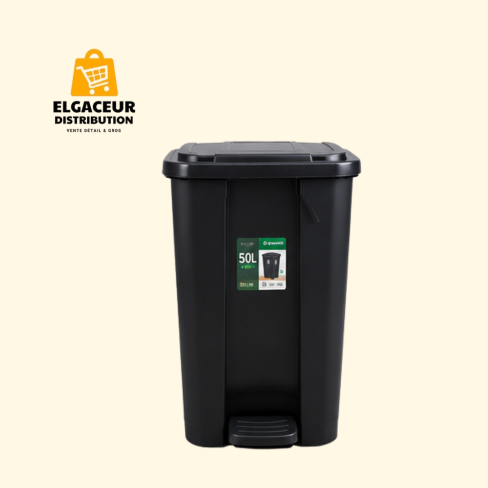 Poubelle à pédale 50 L