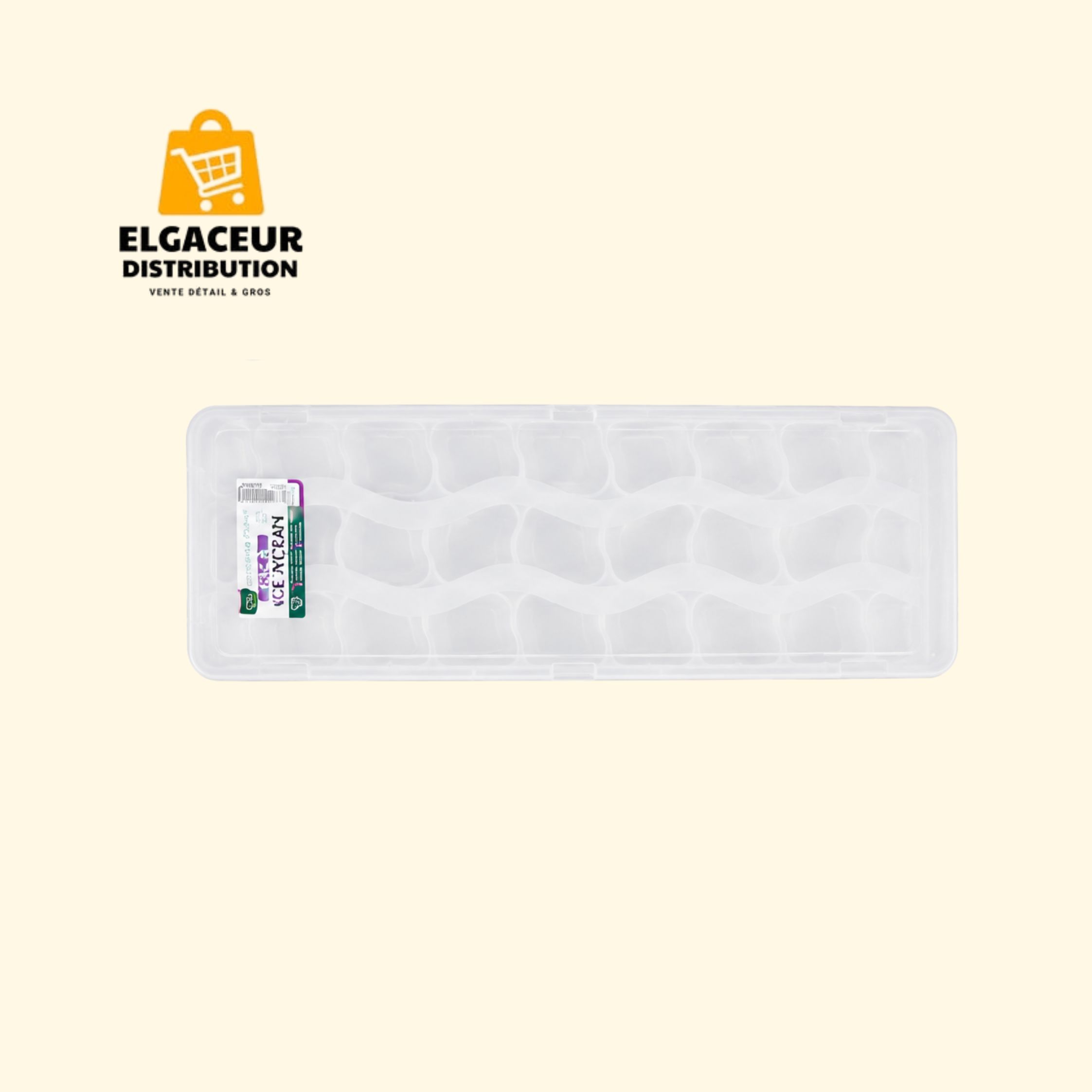 Bac à glaçons avec couvercle
