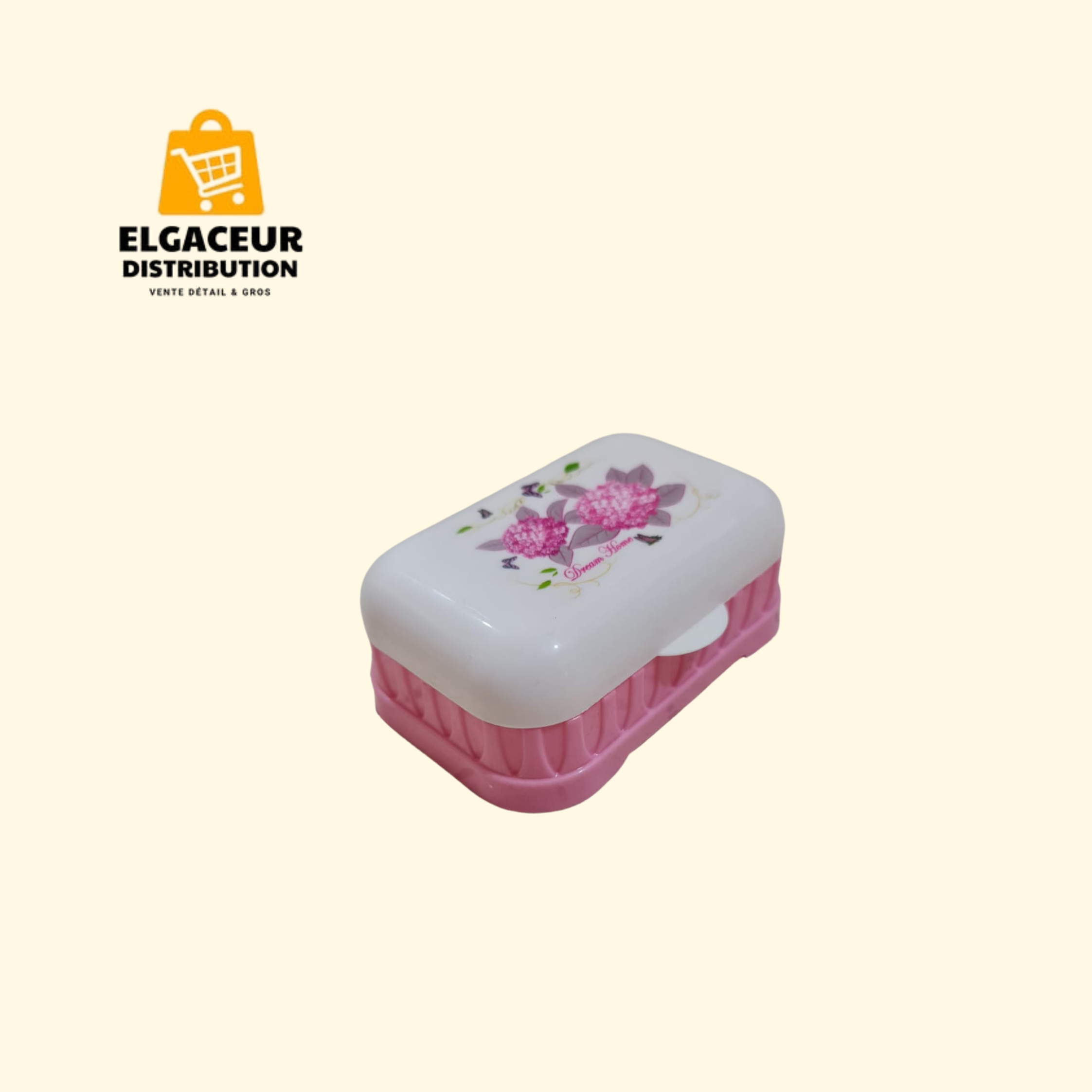 Boîte à savon avec couvercle
