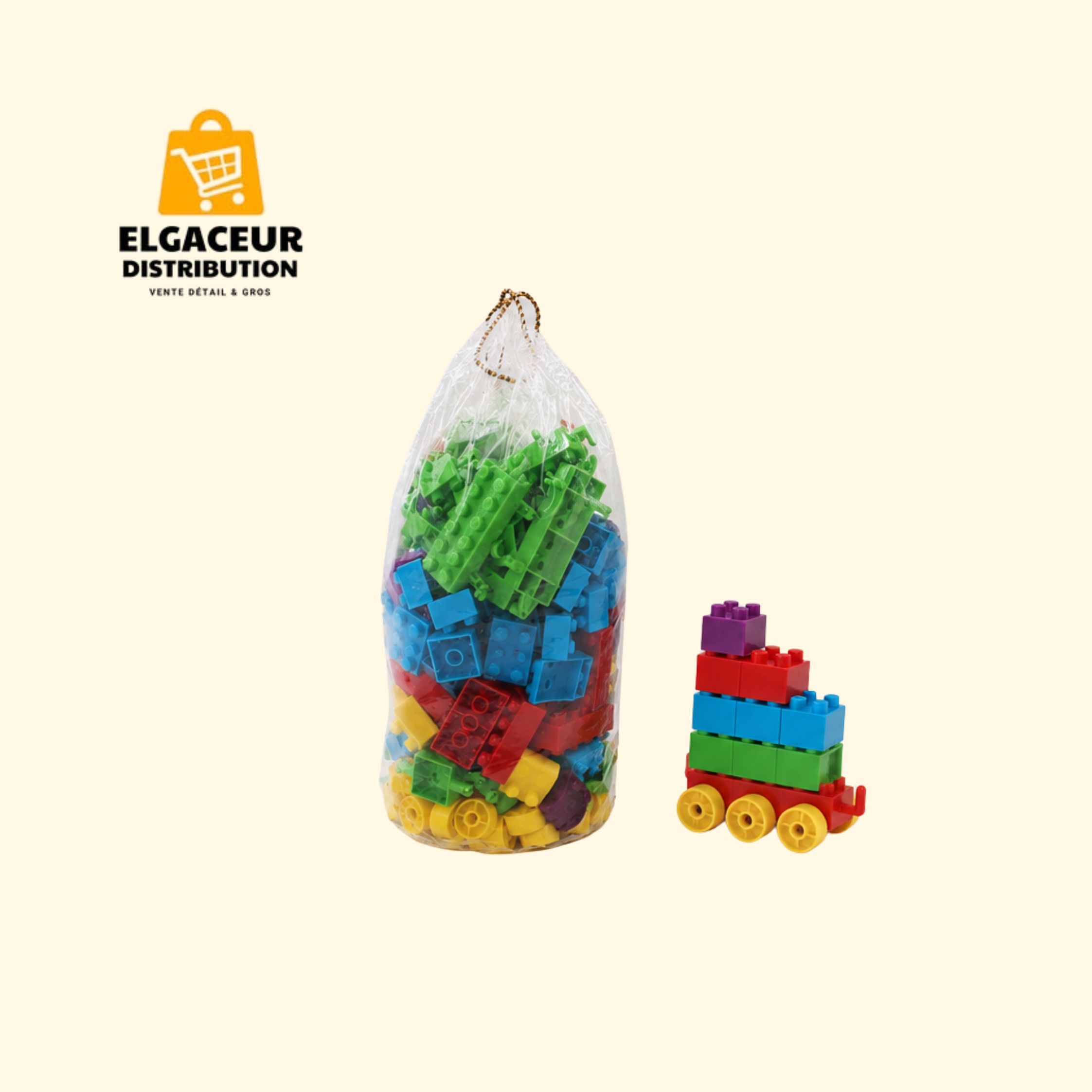 Jeu de construction magnétique 42 pièces