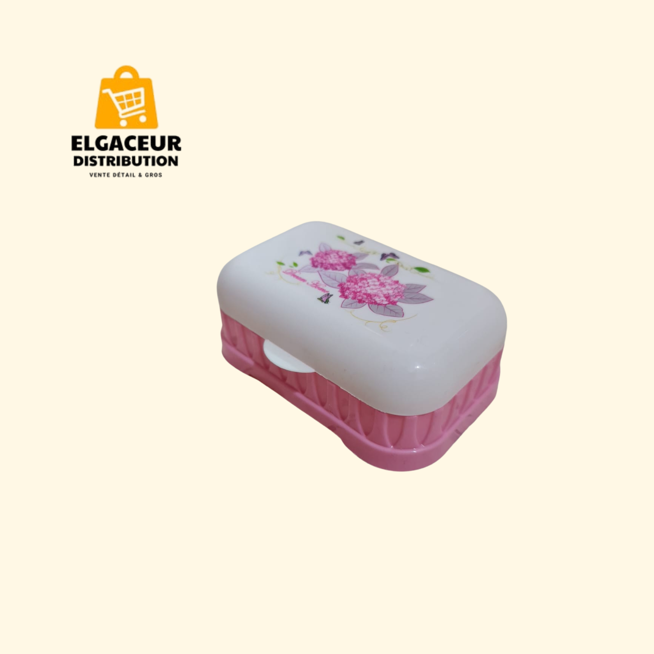 Boîte à savon avec couvercle