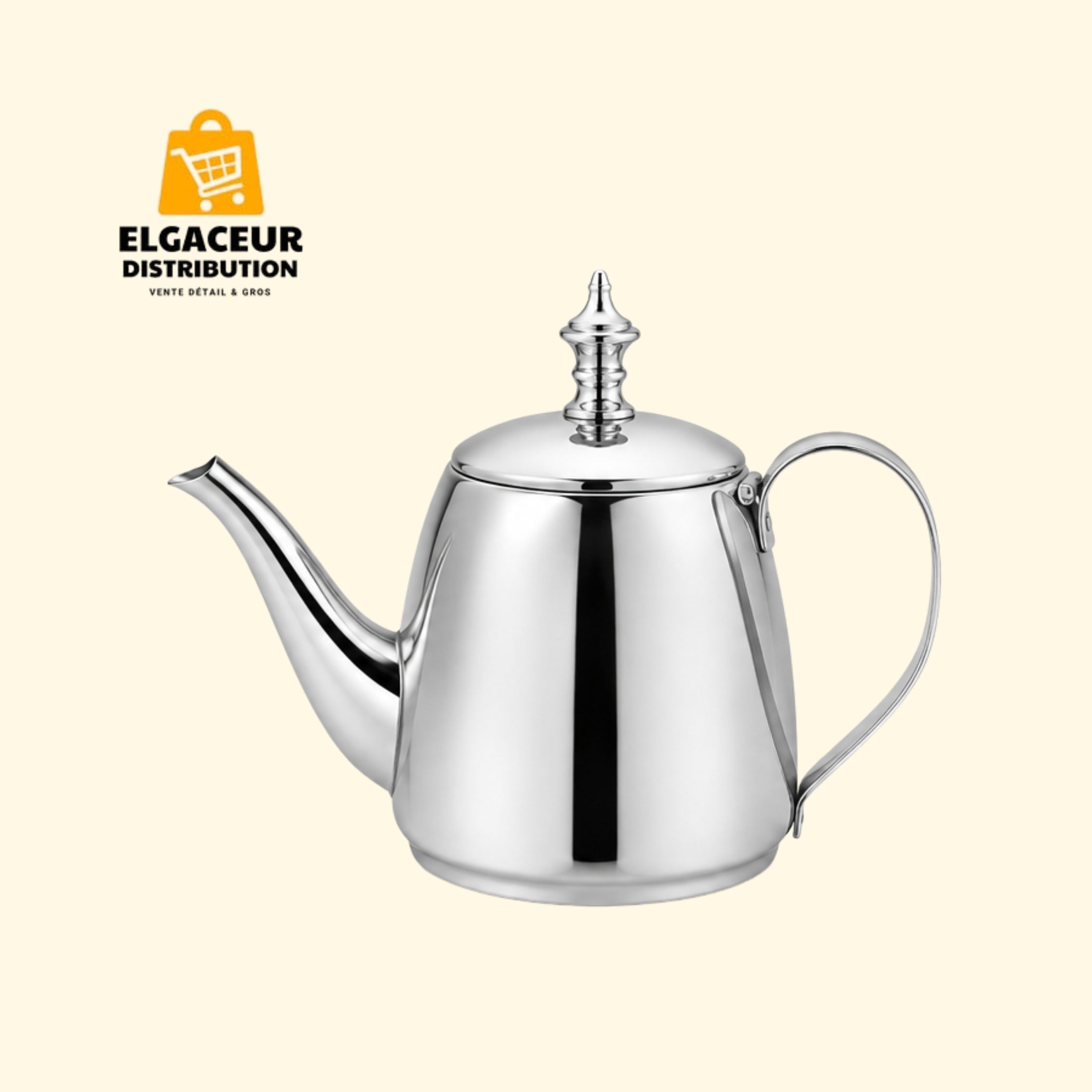 Bouilloire inox à bec verseur 18